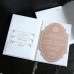 Gold Rose Acrylic Invitation Card With Velvet Holder Wedding Invitation Card Customized